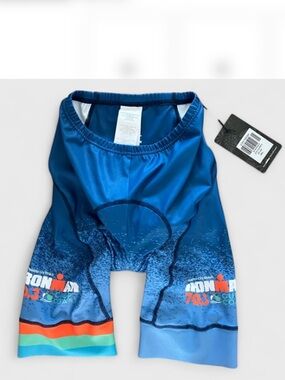 Zoot Ironman Mens Blue Bike cycling  Shorts Sz S NWT